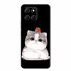 Cartoon Case For Honor X7c X8c X8b X5b Plus Play 9A X6b X6c Phone Case X 8 7 6 C Coque Cute Cat Black Silicone Soft Back Cover