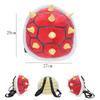 2 in 1 Mario Bros Schildkrötenpanzer Rucksack Cosplay Koopa Rucksack Troopa Schultasche Weiches Plüsch Cartoon Plüschtier Riemen Abnehmbar