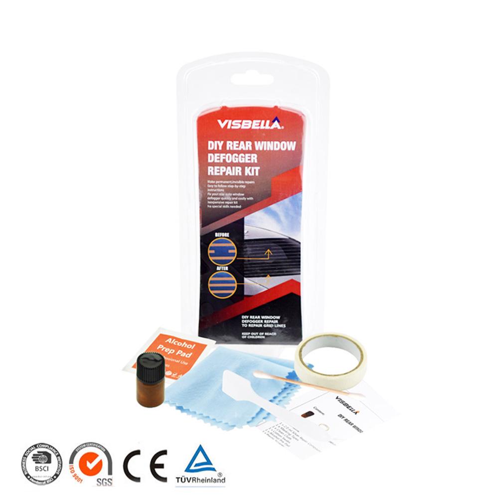 Visbella DIY Rear Window Defogger Repair Kit Repair The Mist Line of Auto Rear Window Glass Fix Broken Defogger Grid Lines Visbella DIY Rear Window Defogger Repair Kit Repair The Mist Line of Auto Rear Window Glass Fix Broken Defogger Grid Lines