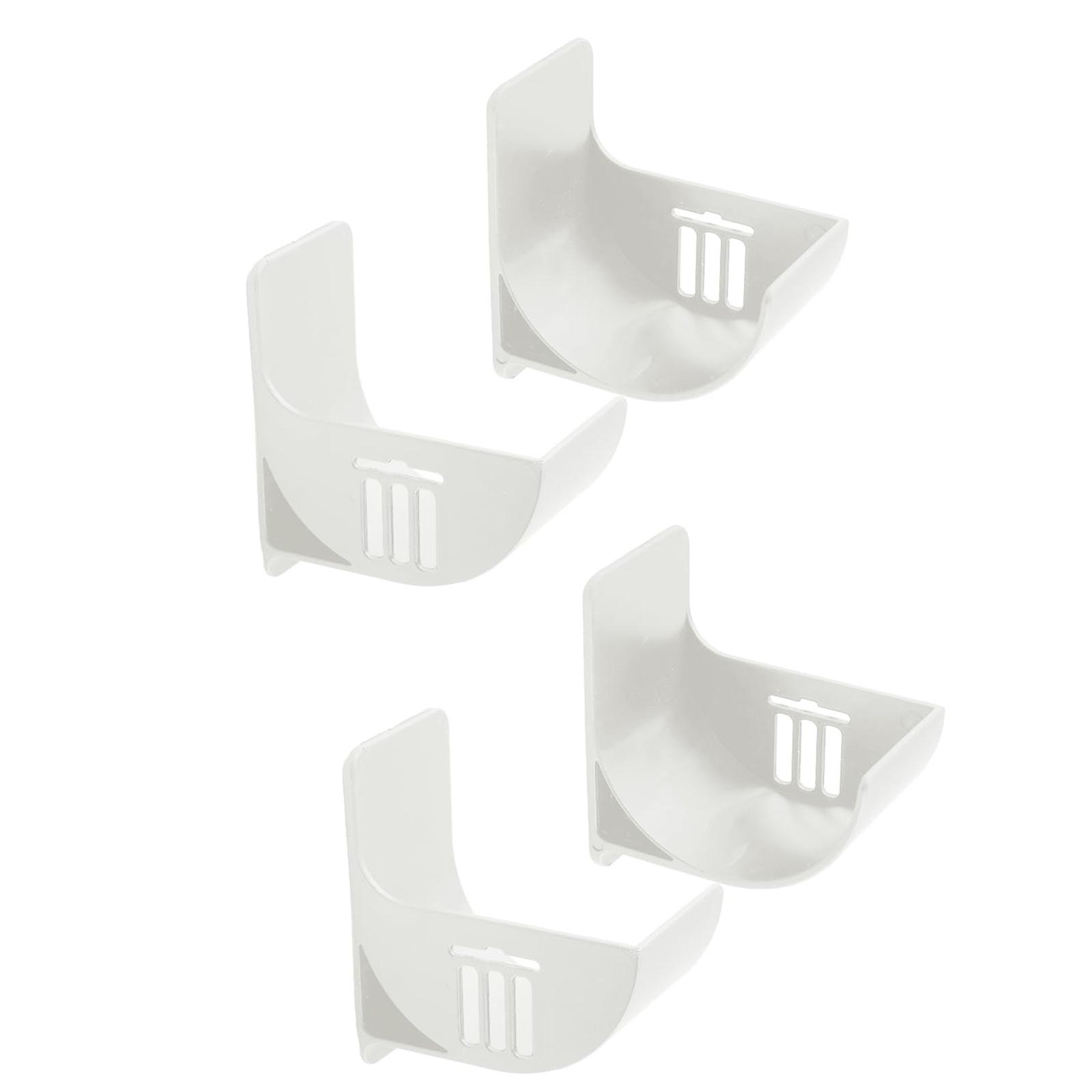 

Набор из 4 многоцелевых держателей для мусорных пакетов, самоклеящиеся настенные органайзеры для решения проблемы хранения на кухне и в ванной комнате белый