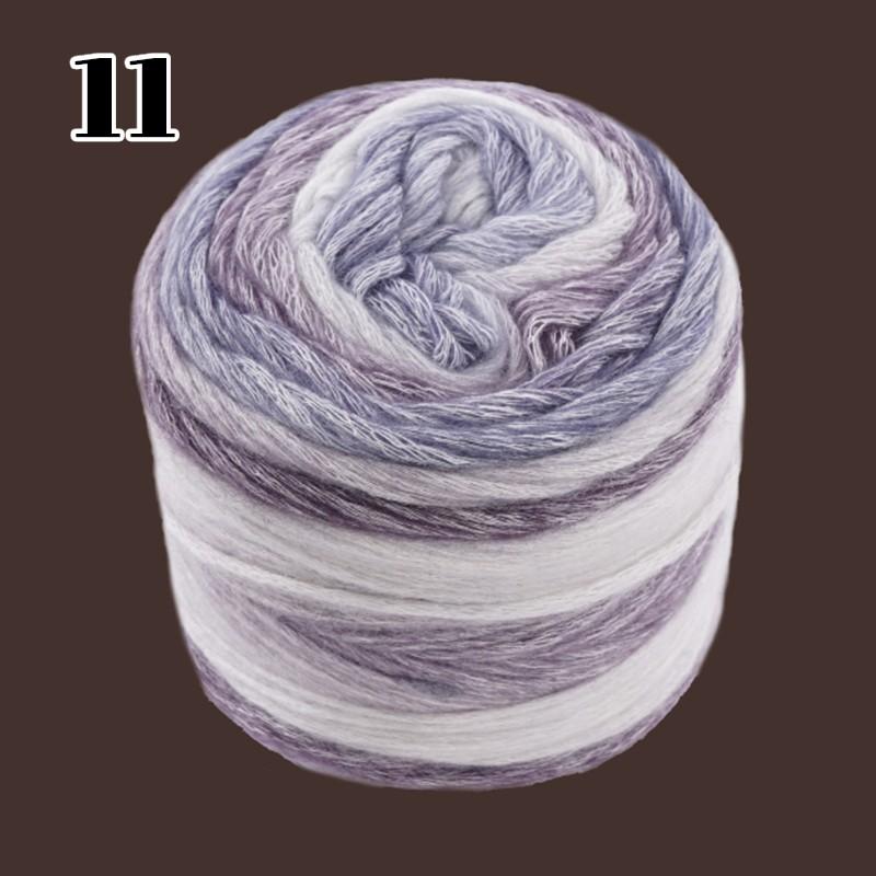100g/roll Colorfulful Candy Bean Scarf Mohair Yarn Special Knitting Wool Ball Autumn And Winter Handmade Wool Yarn Crochet Yarn