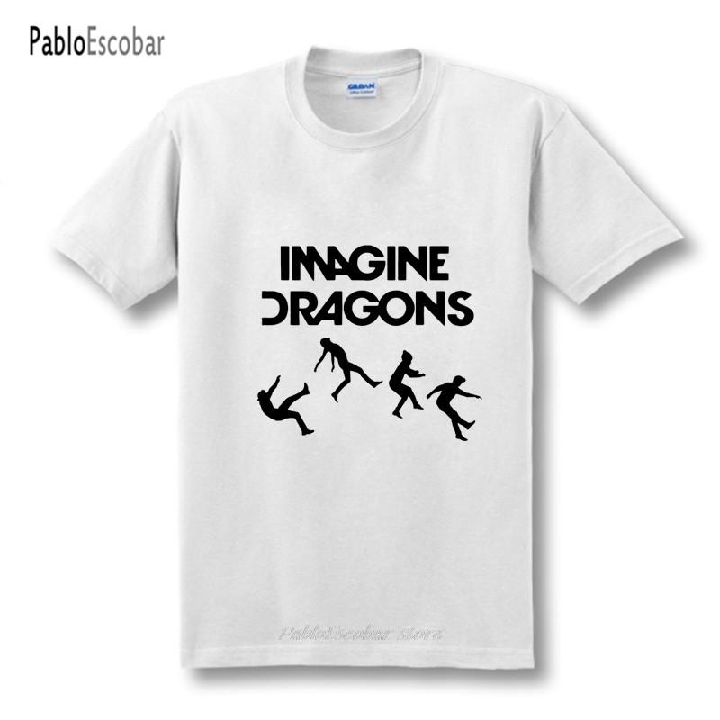New Imagine Dragons T Shirts Men Cotton O Neck Short Sleeve Womens T-Shirt Tees Tops