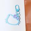 Creative Cartoon Kitty Bow Keychain Pendant, Cute Bag Decoration, Small Gift Accessories for Women