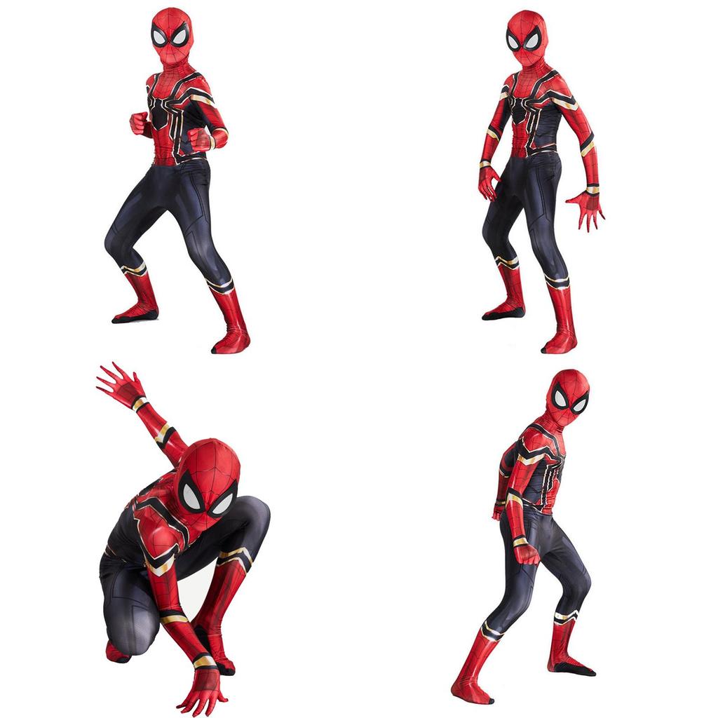 Breathable Lightweight Iron Spiderman Suit Superhero Costume Perfect For Cosplay