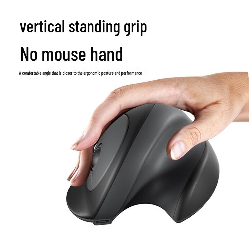 OLOEY Ergonomic Vertical Wireless Dual-Mode Rechargeable Mouse