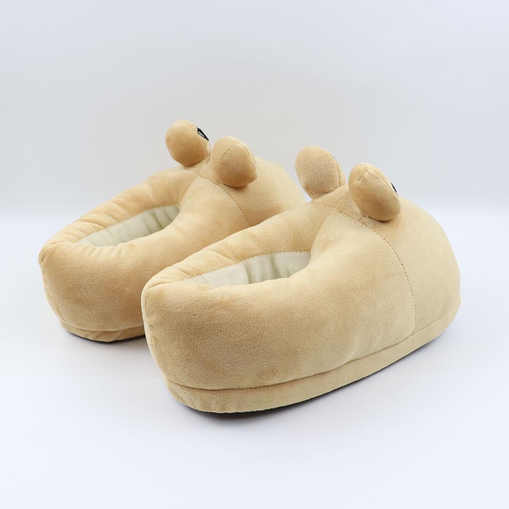 Popular My Pet Alien Snail & Dazed Siamese Cat Plush Home Slippers