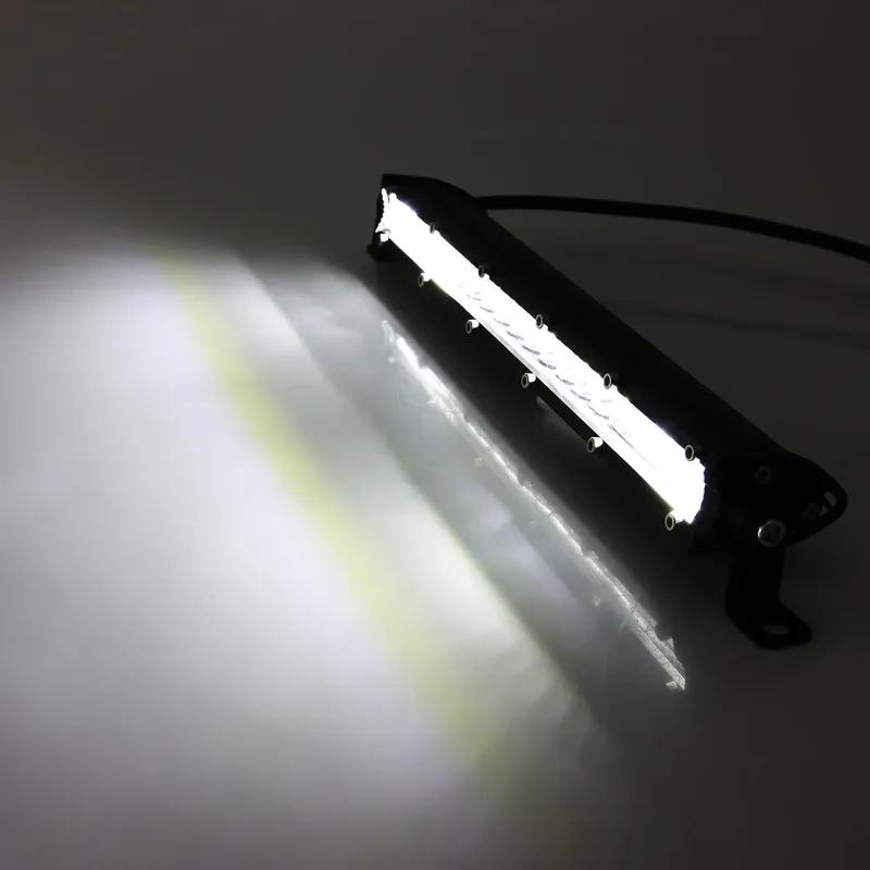 10/20 Zoll LED-Lichtleiste LED-Arbeitsdachleuchten 12V 24V Flutlicht Spotstrahl Fahrleuchten Nebelscheinwerfer für Jeep LKW Anhänger 4x4 Offroad
