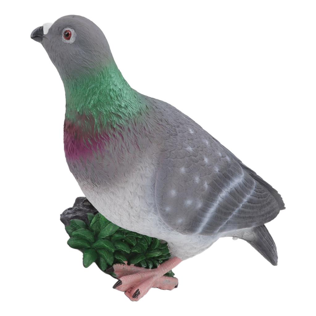 Simulation Pigeon Synthetic Resin Vivid Simulation Bird for Home Decoration Holiday Decoration Educational Toys Type 1