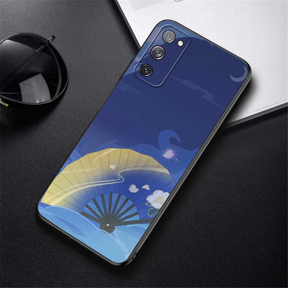 Ochranné pouzdro na telefon Genshin Impact Icon pro Samsung Galaxy S22 5G S21 Ultra S20 S10 S9 Plus S10E S8 S7 Edge