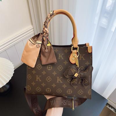 Light Luxury High-end Hand Bag Women's Summer New Trendy Fashion Printed Messenger Bag Shoulder Tote Bag
