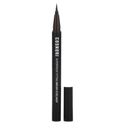 Superproof Fitness Brush Eyeliner, 02 Black Brown, 0.6G(0.02Fl Oz)