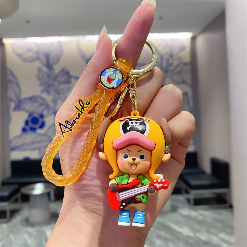Creative Animation Cartoon Keychain Cute Choba Three-dimensional Doll Bag Jewelry Children's Toys Exquisite Small Gifts