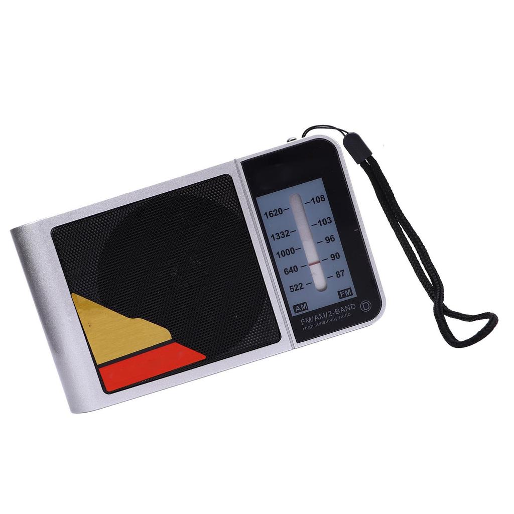 Portable AM FM Radio for Elderly HiFi 2 Band USB Battery Operated Portable Semiconductor Radio for Home Outdoor