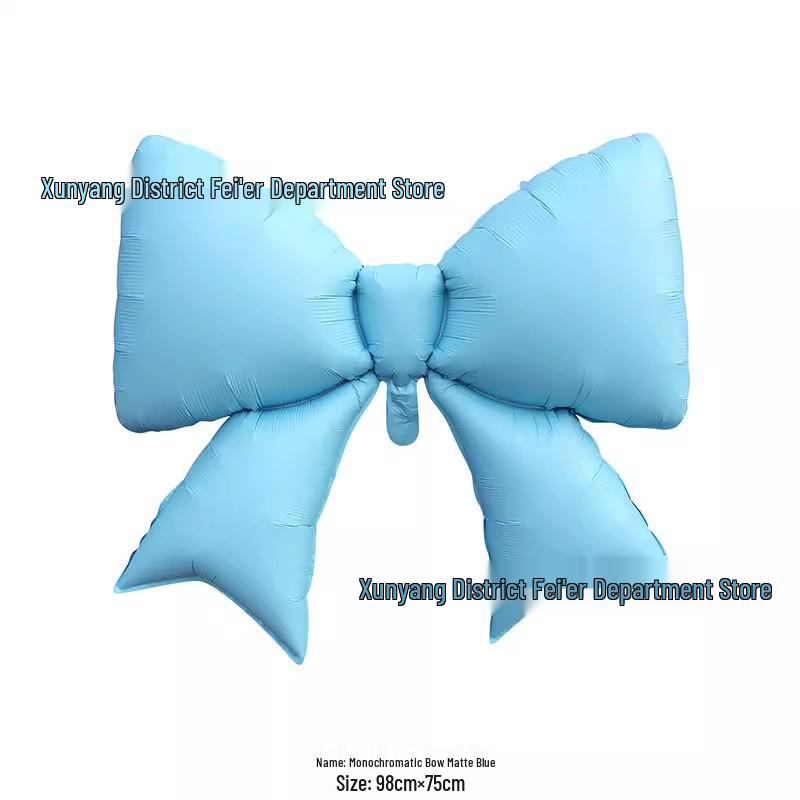 2026 Large Bow Aluminum Foil Balloon for Children's Birthday, Adult Party, or Wedding Decoration