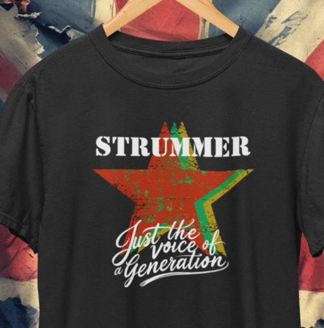 Joe Strummer Inspired T-Shirt / Retro 70s 80s The Clash Punk Rock Protest Tee S