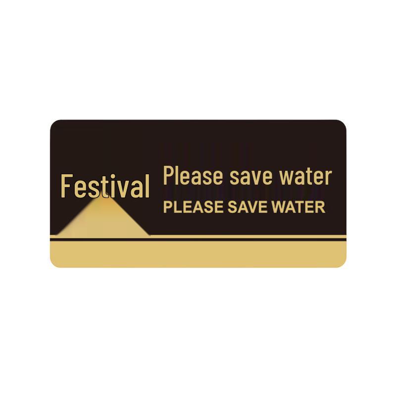 Jinglongdun Acrylic Please Save Water Sign