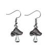 Mushroom Charm Dangle Earrings Forest Nature Inspired Drop Earrings For Girls