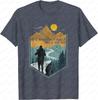 Its Another Half Mile or So Mountain Hiking TShirt Cotton Graphic Tee T Shirts Unisex Summer Streetwear Tops Camisas Streetwear