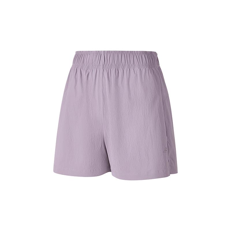 Skechers Breathable Solid Color Elastic Comfortable Sports Shorts Women shorts P226W024-04PW S
