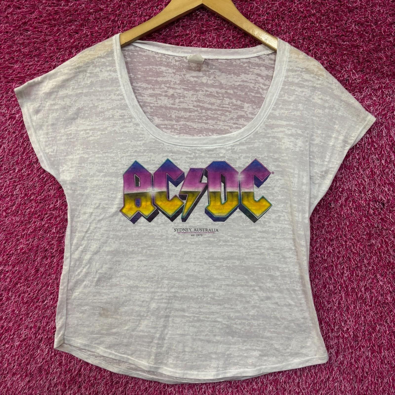 AC/DC Sydney Australia woman’s rock Tshirt 2XL