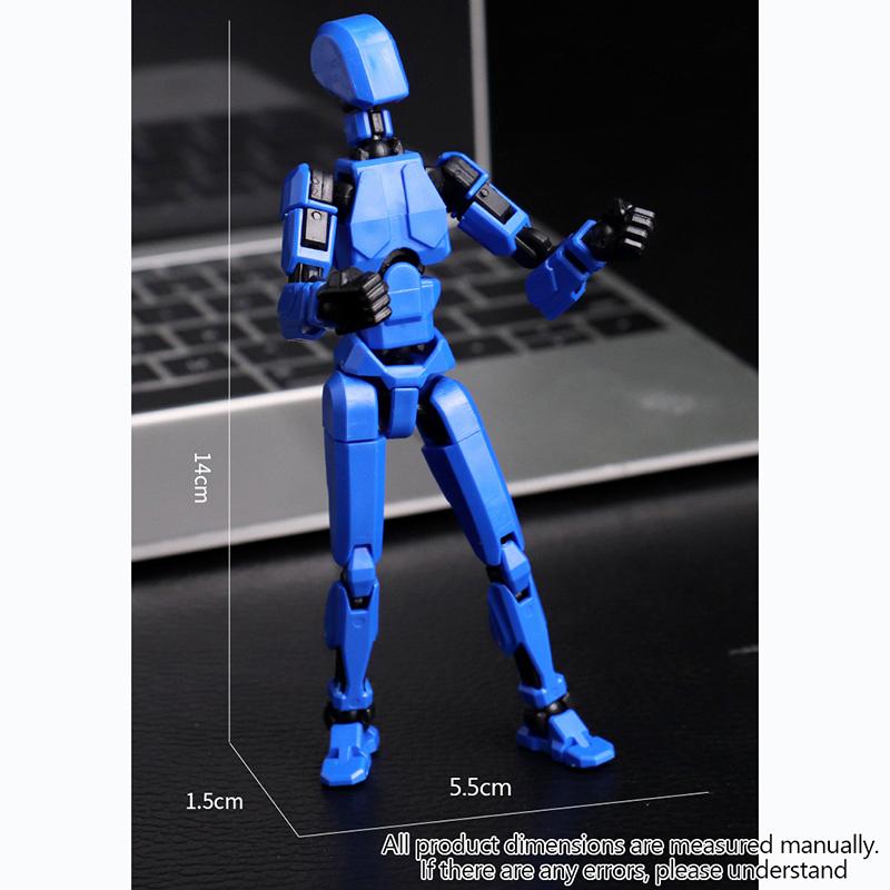 Action Figure Set, Giant Sword Robot Action Figure 3D Printed Robo 13 Action Fidget Toys Figure Articulated, Collectors Desktop