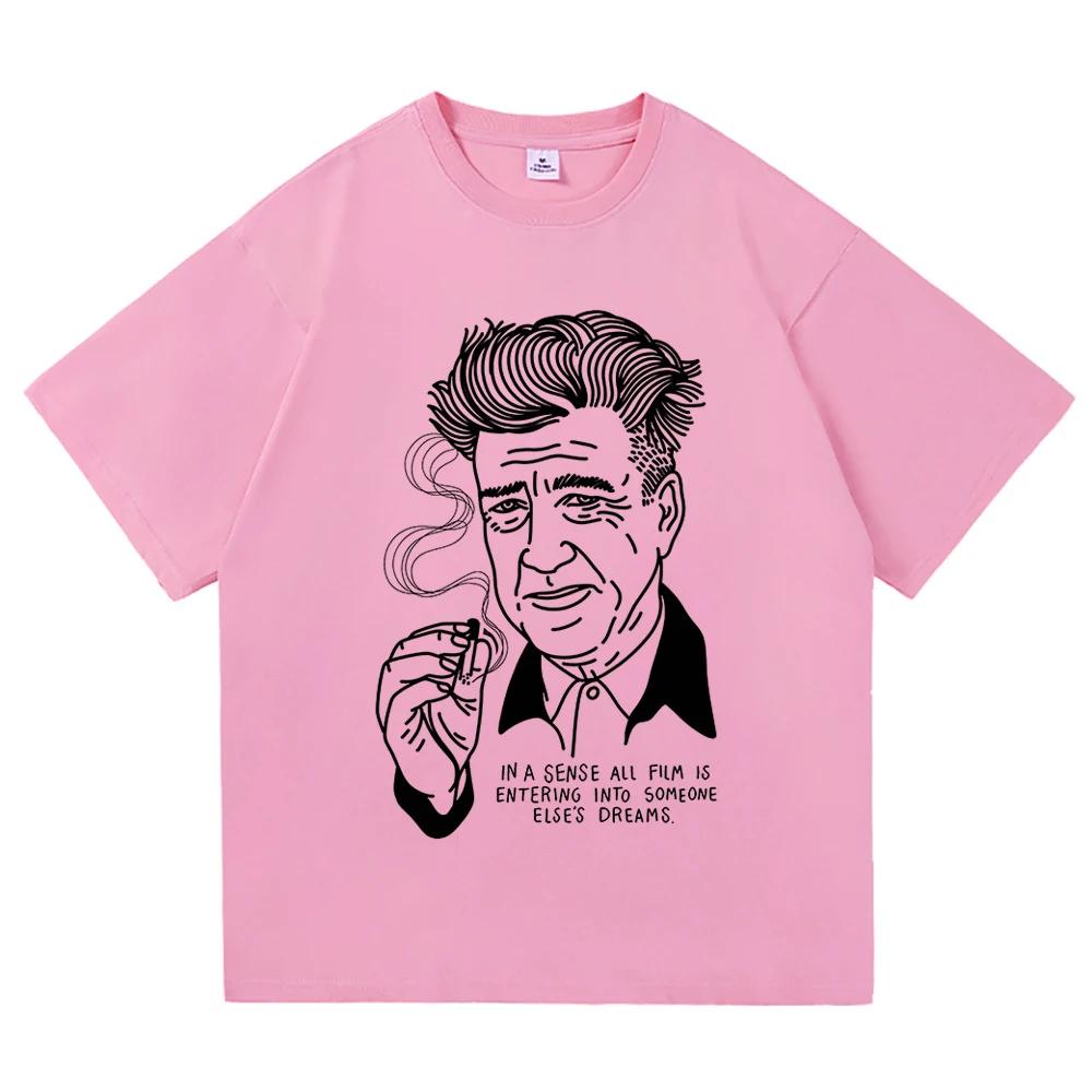 David Lynch T Shirt Summer Fashion Women Unisex Aesthetic Retro Graphic TShirt Unisex High Quality Casual Vintage Tees Shirts Top