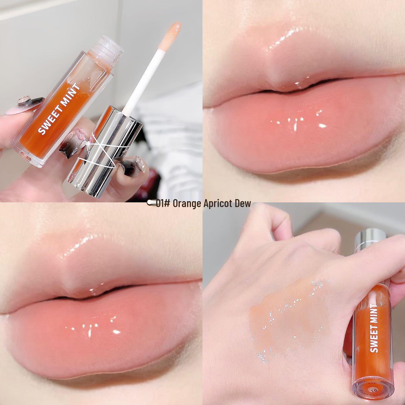 Sweet Mint Hydrating Lip Essence - Glossy Glass Mirror Lip Gloss