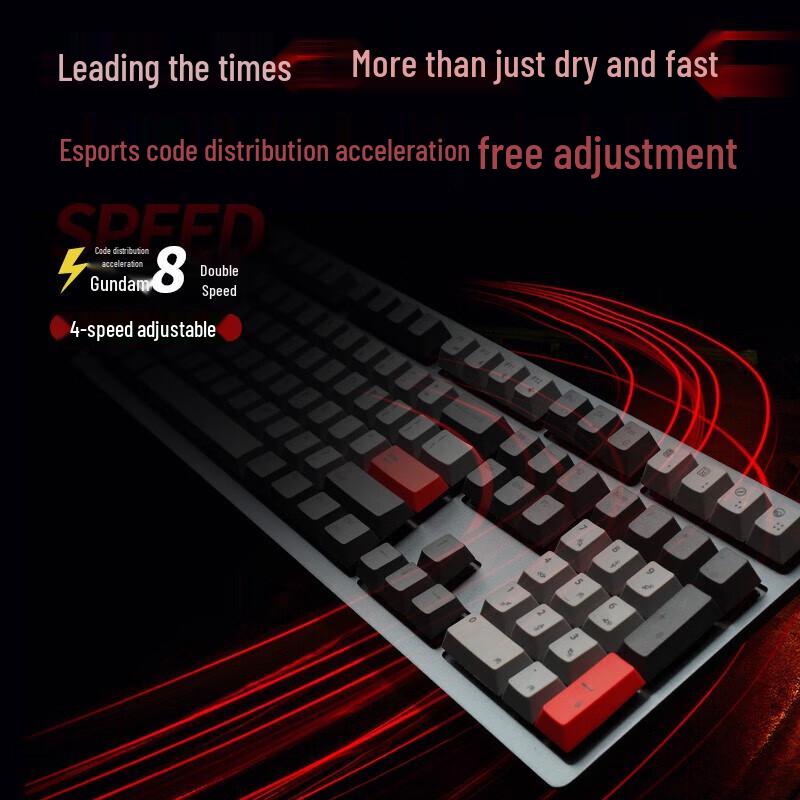 M108 Cherry Silent Red Tri-Mode Mechanical Keyboard