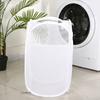 Foldable Laundry Basket Dirty Clothes Basket Clothes Organizer Yoga Storage Basket Home Assortment Box with Wheel Laundry Basket
