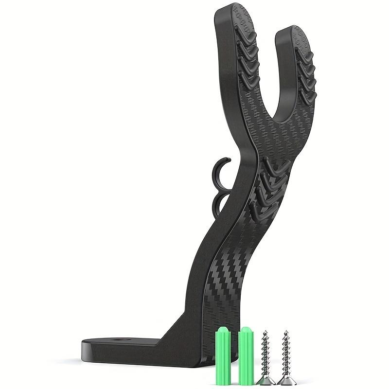 Space-Saving Helmet Hook Rack Motorcycle Helmet Hook Rack, ABS Wall-Mounted Storage Holder with Key Hanging Function, Durable Helmet Organizer
