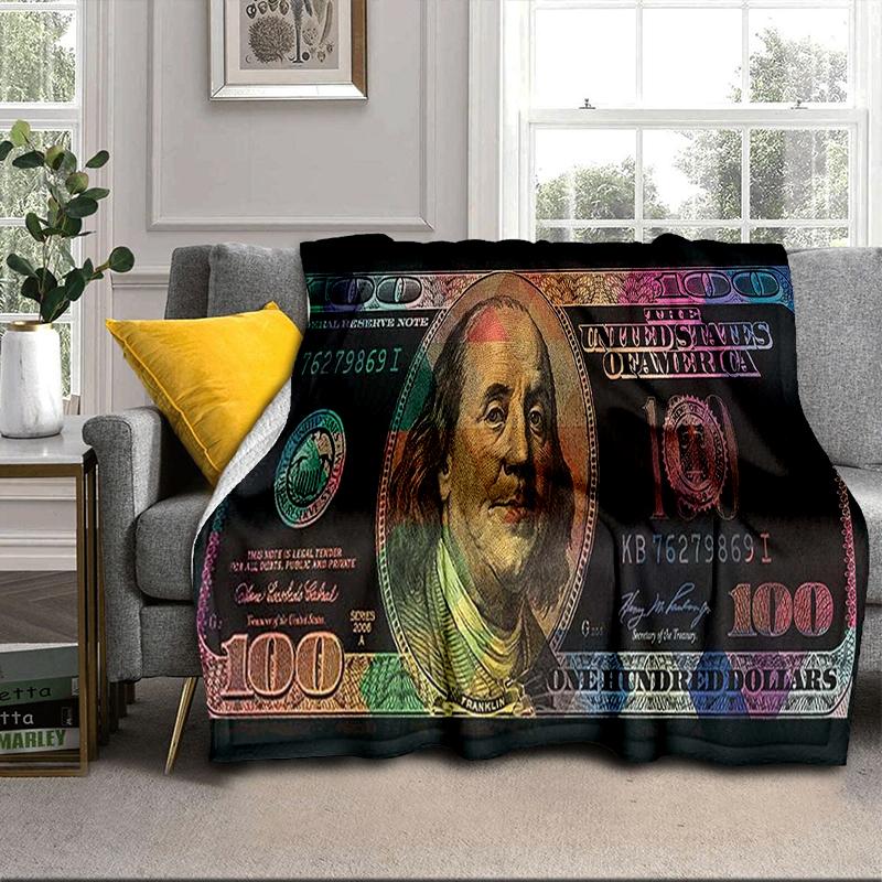Money Never Sleeps Blanket Flannel Blanket Throw Blanket Sofa Cover Blanket Soft Premium Blanket Picnic Blanket Tv Blanket Gifts