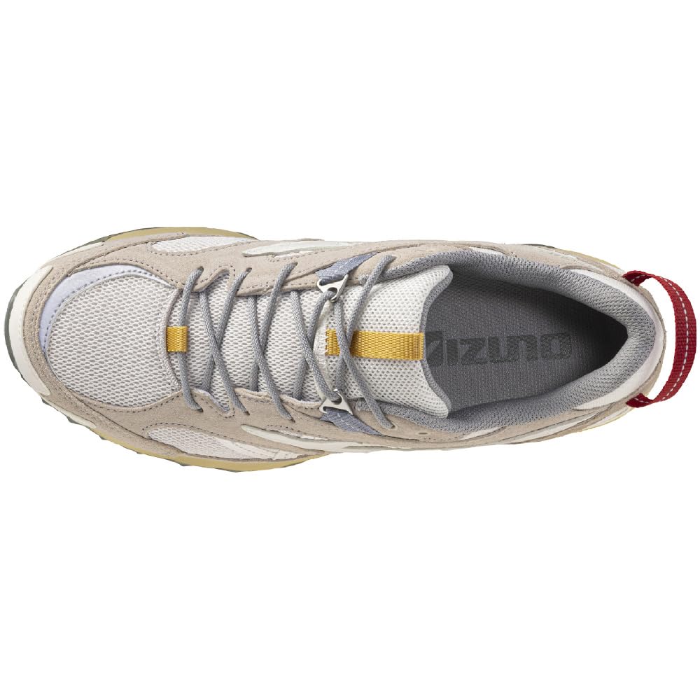 Mizuno Wave Mujin TL Perfect for and Dark Beige x x Size 2E Sneakers, Commuting, School, Lifestyle, Stylish, Off-White Orange, 28.0 cm,