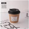 Sheng Bi Lai 320ml Disposable Double-Layer Paper Cups with Lids