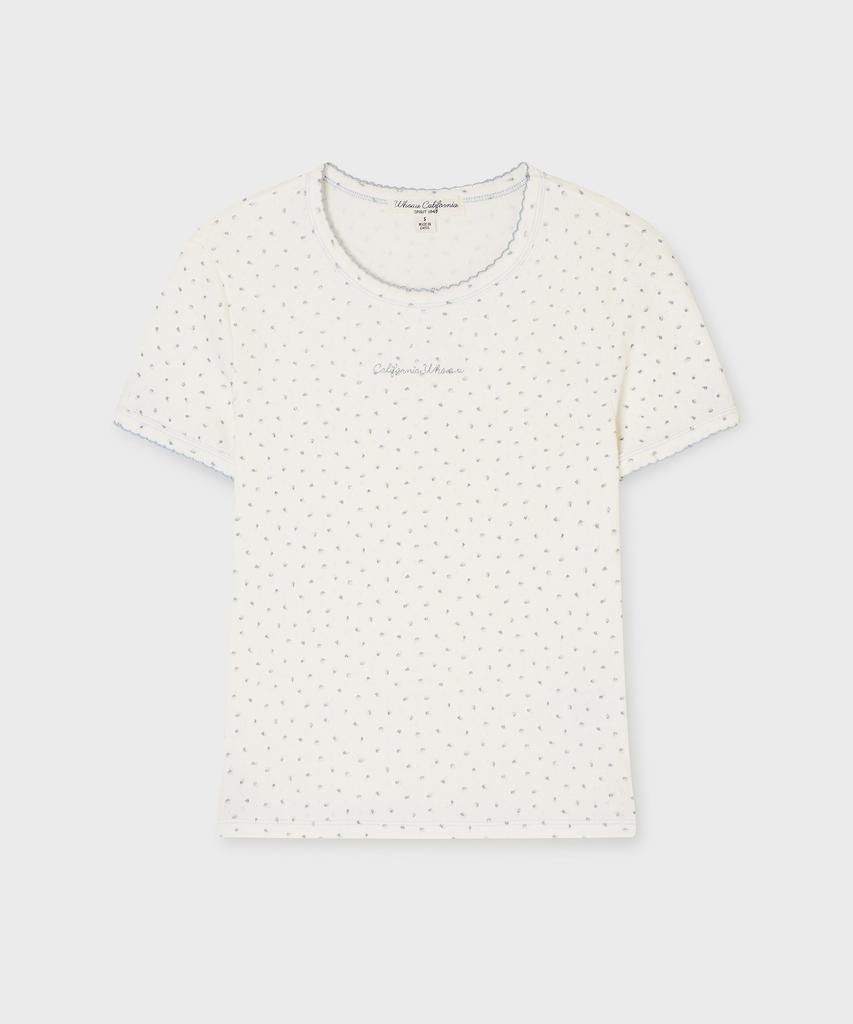 WHO.A.U Feminine Picot T-Shirt / Whrag2531F