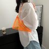 Clear Jelly Shoulder Bag For Women, Y2K Small Zipper Underarm Purses  Handbag Clear Underarm Bag Shoulder Bag