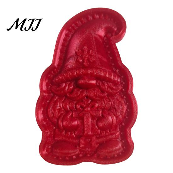 Festive Pattern Embosser Christmas Mini Pie Mold, Plastic Hand Press Kitchen Gadget for Cookies Durable Decorative Bakeware Pastries And Fondant Tool