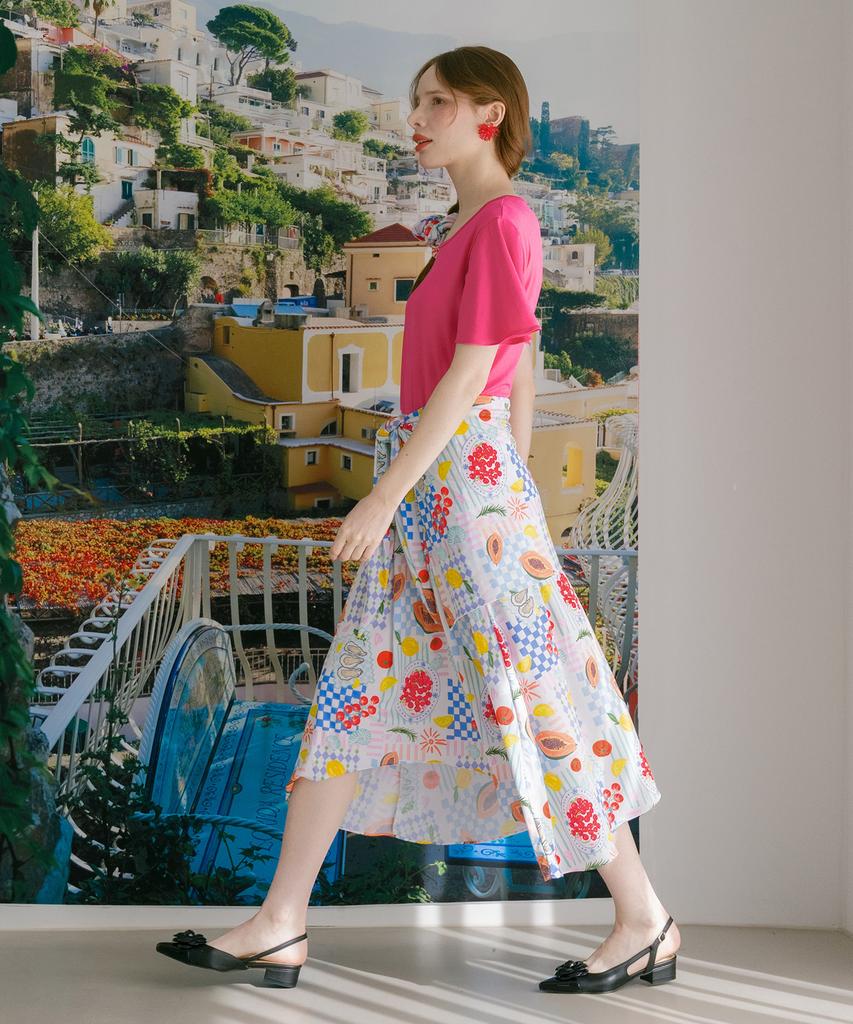 Bonide Square Neck Cover Dress Positano