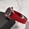 New Design Curved Rubber CTS Watch Strap 20mm 22mm Quick Release Original Butterfly Buckle Watch Bands For FKM Strap Cut To Size