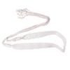 Women's Cotton Linen Woven Bead Belt Soft Breathable Adjustable Waistband for Daily Comfort Fashion and Travel