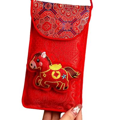 Red Envelopes Chinese Embroidery Design Lunar New Year 2026 Red Envelopes For Spring Festival Marriage Engagement Birthday