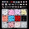 Shimmer Jelly Rhinestones Mixed Bowknot Nail Art Decorations Hot 3D Nail Charms  for Nail Art