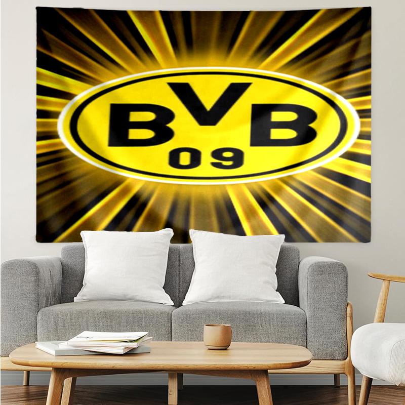 Borussia fcfc Tapestry Hanging for Bedroom,Livingroom, Playroom,Decor Art Room Wall Tapestry Holiday and Birthday Gifts