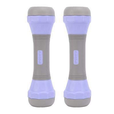 2 vnt. Hanteliai Patogi rankena Lengvai valomi 1 kg 1,5 kg 2 kg Reguliuojamo svorio hanteliai moterims