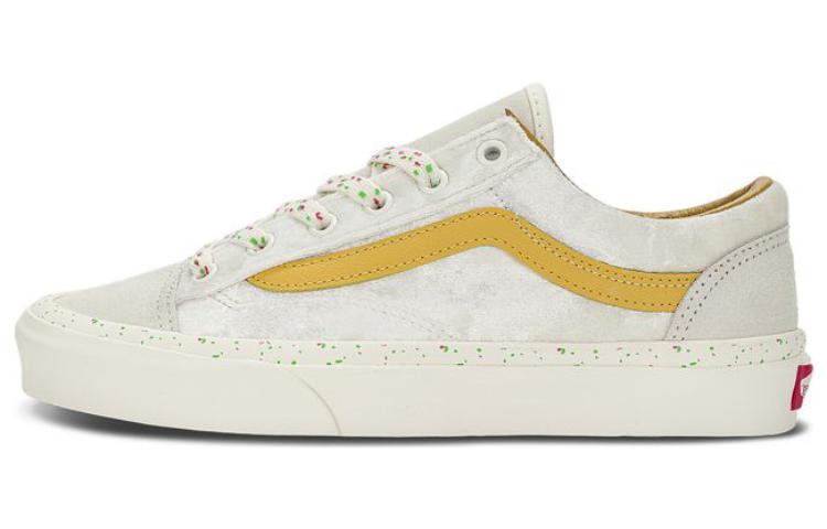Vans Style 36 Leather Pop 'White Yellow' VN0A54F6D67