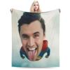 Charlie Kirk Funny Meme Blankets Ultra-Soft Flannel Healing Present  Throw Blanket Plush Thin Quilt