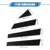 8 Pcs Pillar Posts Door Window Trim Cover Compatible for Nissan Altima 2013-2018, Durable Plastic Black Anti Scratch Stickers Door Pillar Cover