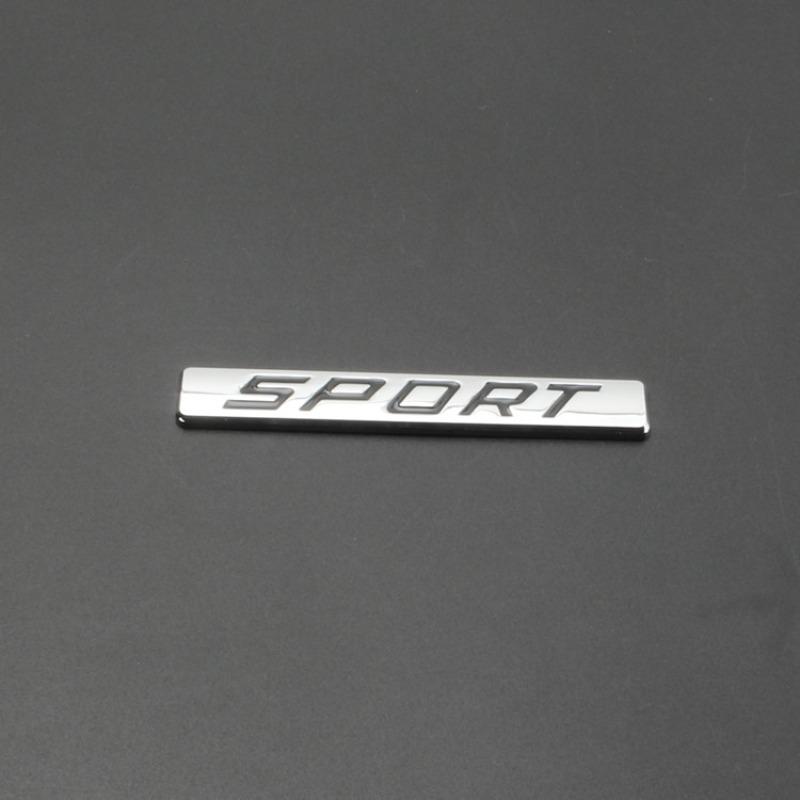 Car personalized modification car sticker metal sports car logo, sports version body sticker tail label scratches decorative sticker side label