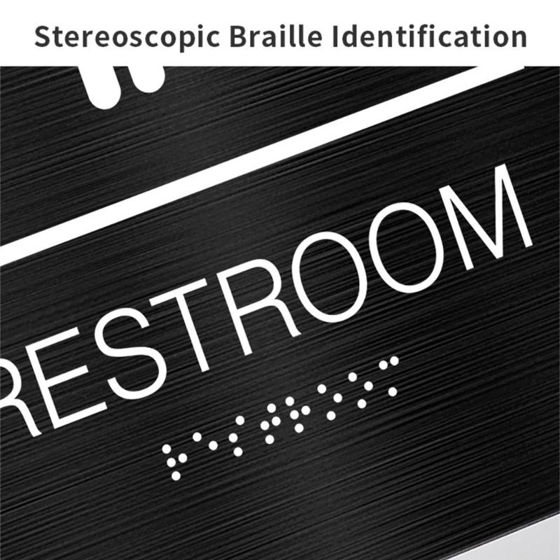 Modern Styles Toilet Door Signs for Male and Female for Various Decoration In Offices and Restaurants