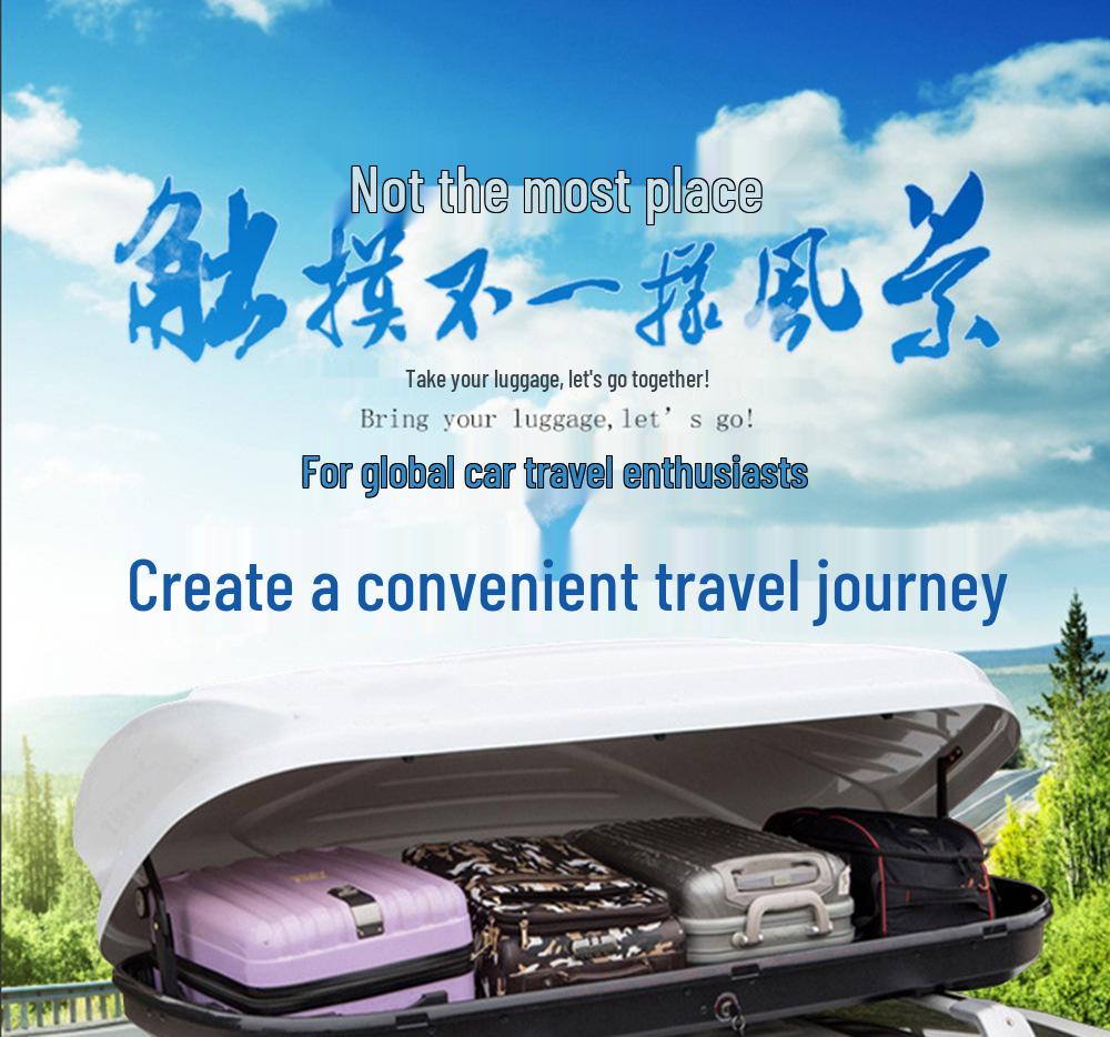 BMW X1/X3/X5/2/3/5 Series Roof Luggage Box: Large Capacity, Ultra-Thin, Heavy-Duty Travel Roof Box