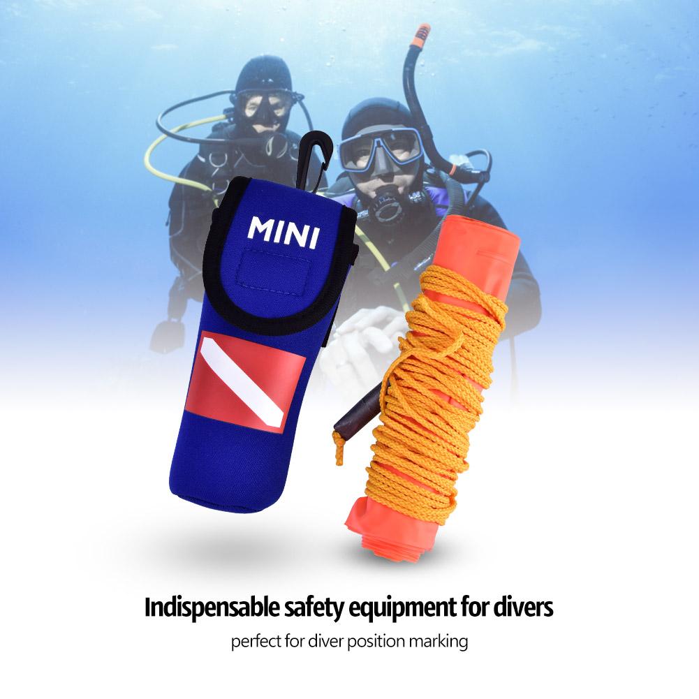 

High Visibility Inflatable Scuba Diving Surface Signal Marker Buoy with Storage Bag